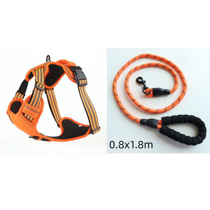 No-Pull Reflective Dog Harness - Breathable Vest for Daily Walks