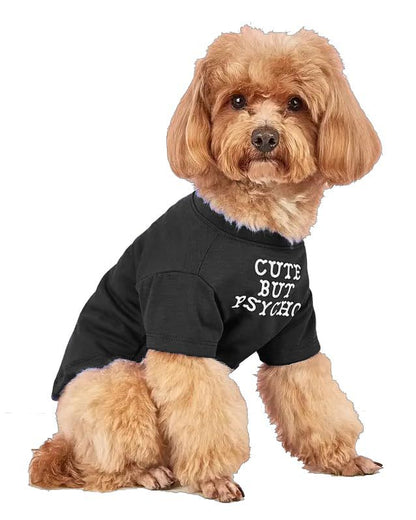 Round Neck Dog T-Shirt - Polyester Pet Tee
