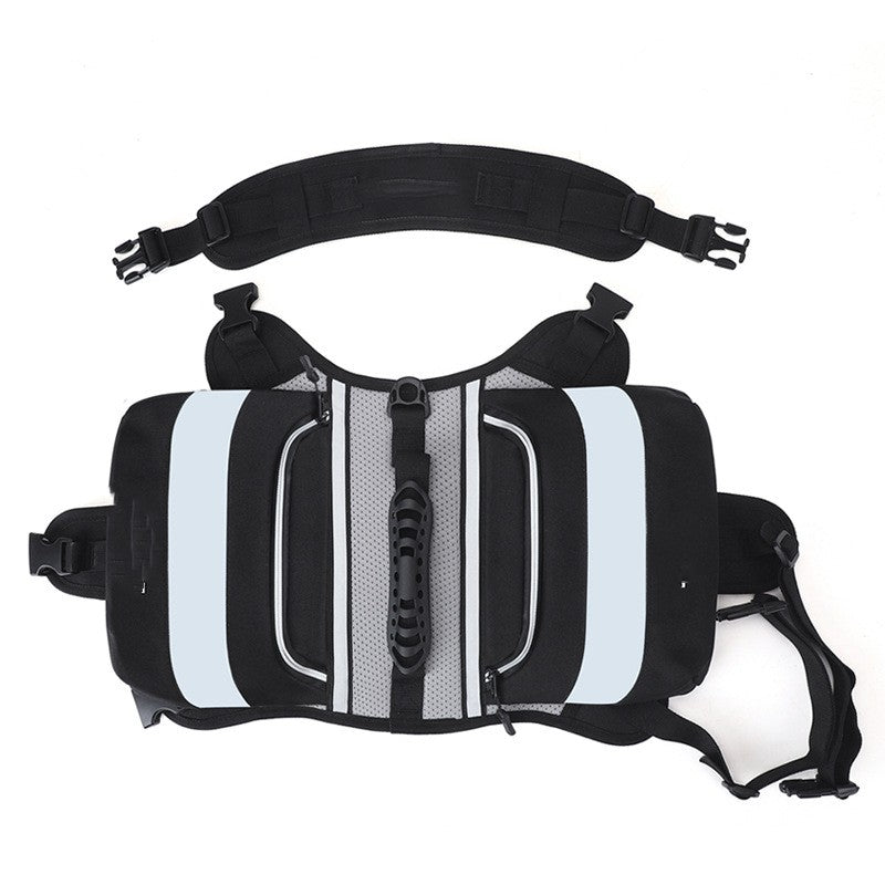 Outdoor Dog Backpack - Oxford Harness Pack for Large Dogs
