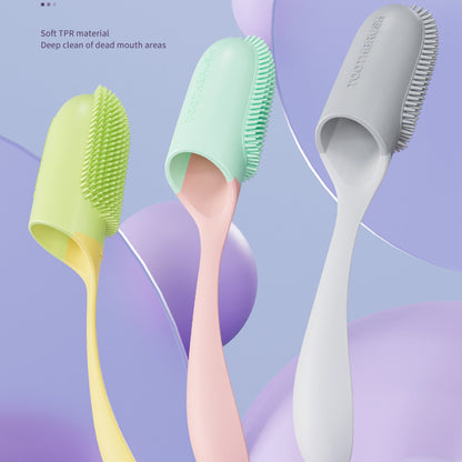 Silicone Finger Toothbrush for Dogs & Cats - Reusable Dental Cleaner