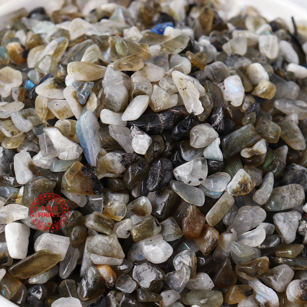 Natural Crystal Aquarium Gravel - Decorative Tank Stones (100g)