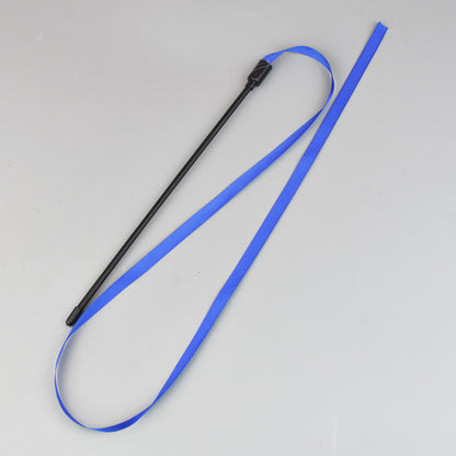 Rainbow Cat Wand Toy - Interactive Ribbon Teaser