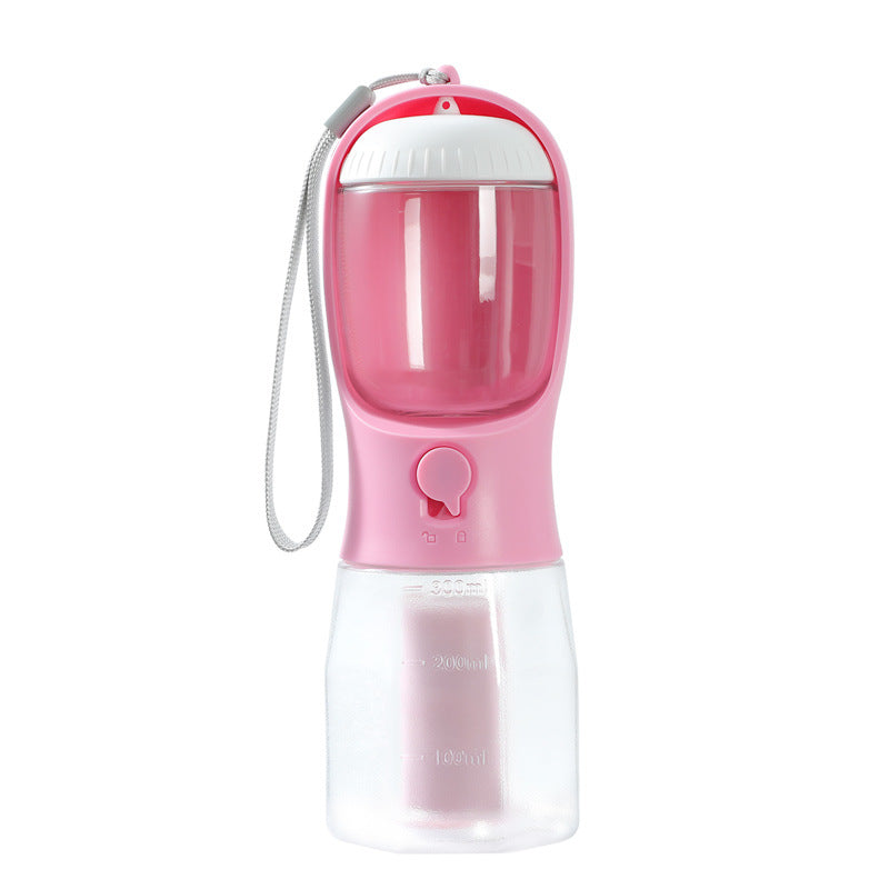 3-in-1 Dog Travel Cup - Water, Food & Waste Bag Dispenser
