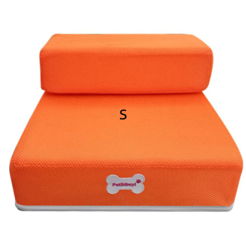 Foldable Pet Stairs - Soft Sponge Dog Steps for Bed & Couch