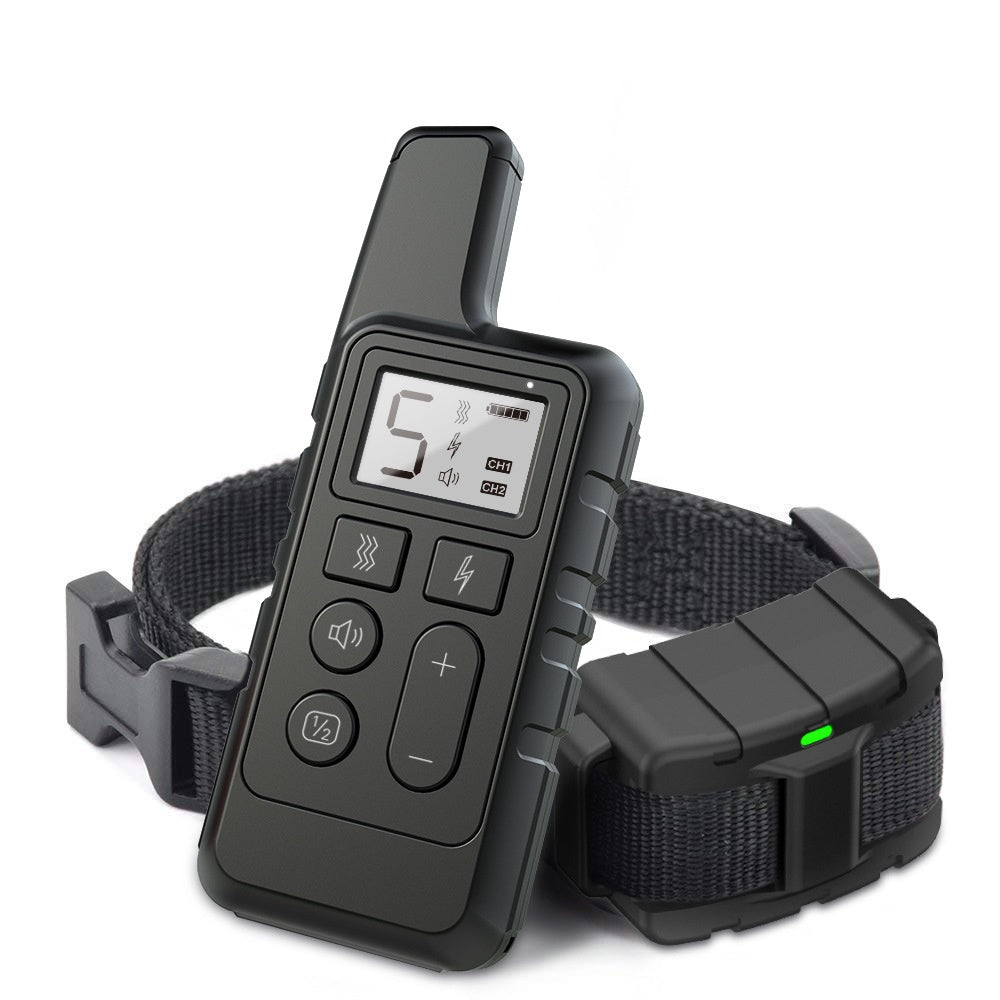 Black Dog Training Collar - Classic Obedience Collar