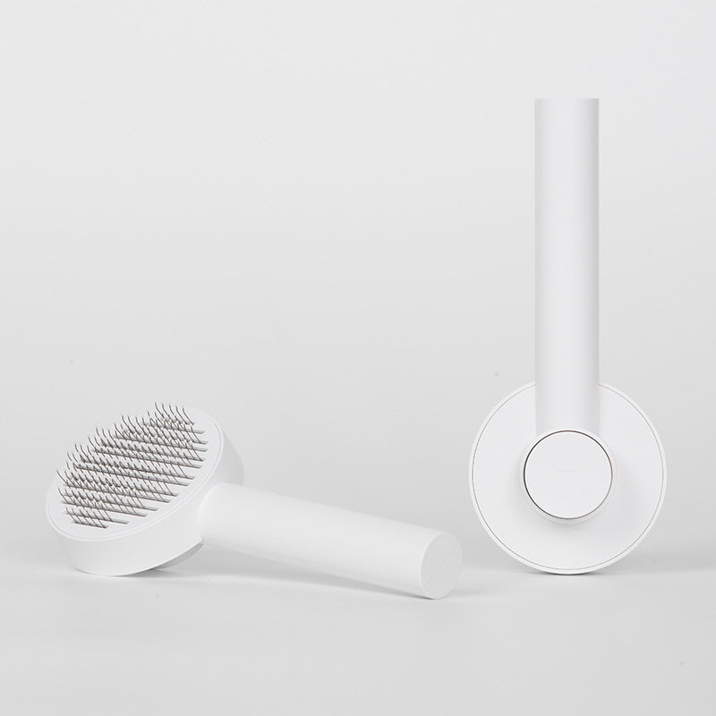 Self-Cleaning Pet Brush - Deshedding Comb for Dogs & Cats
