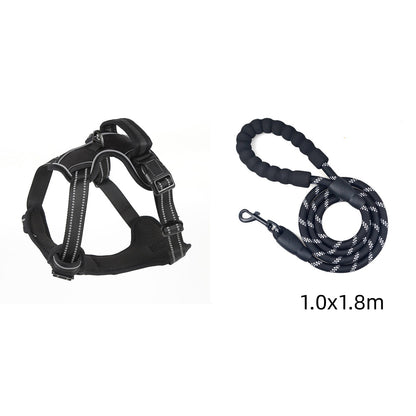 No-Pull Reflective Dog Harness - Breathable Vest for Daily Walks