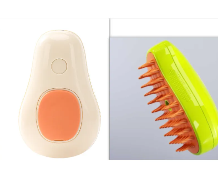 3-in-1 Steam Pet Brush - Cat Hair Grooming Tool
