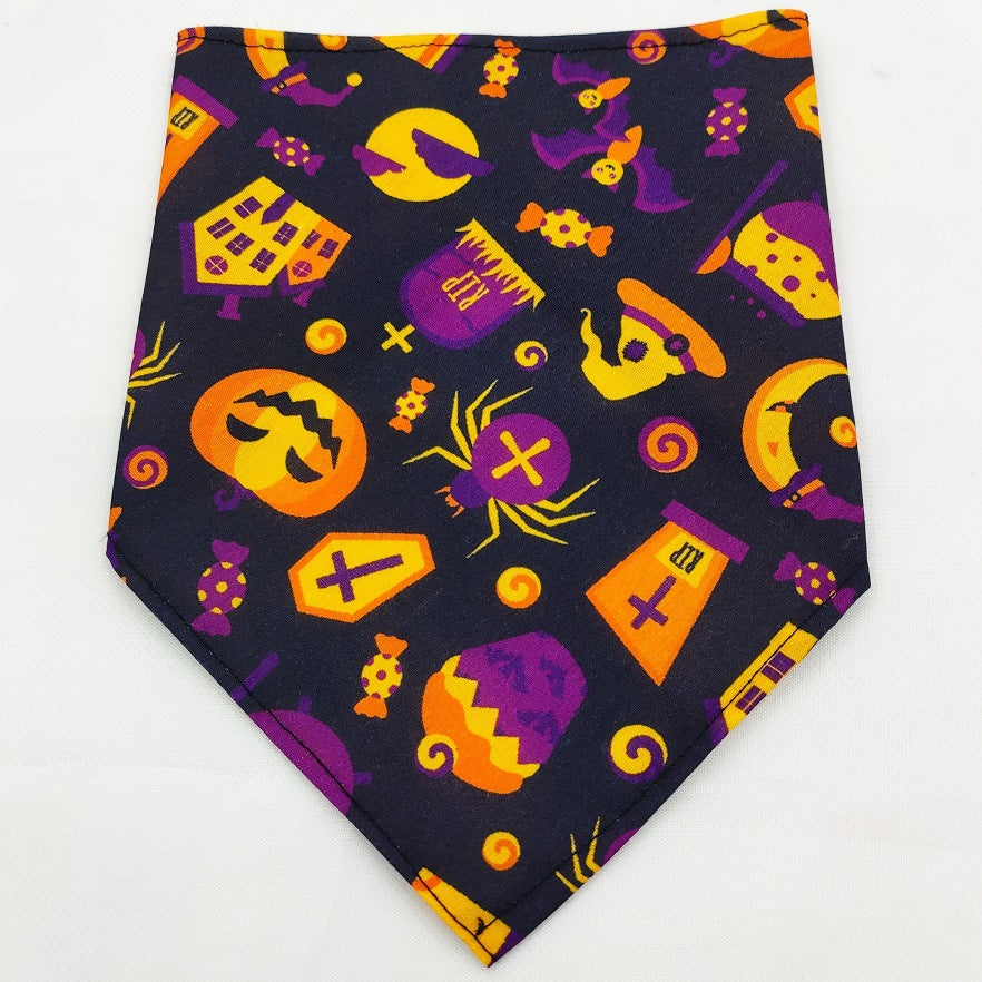Tie-Dye Pet Bandana - Triangle Scarf Drool Towel for Dogs & Cats