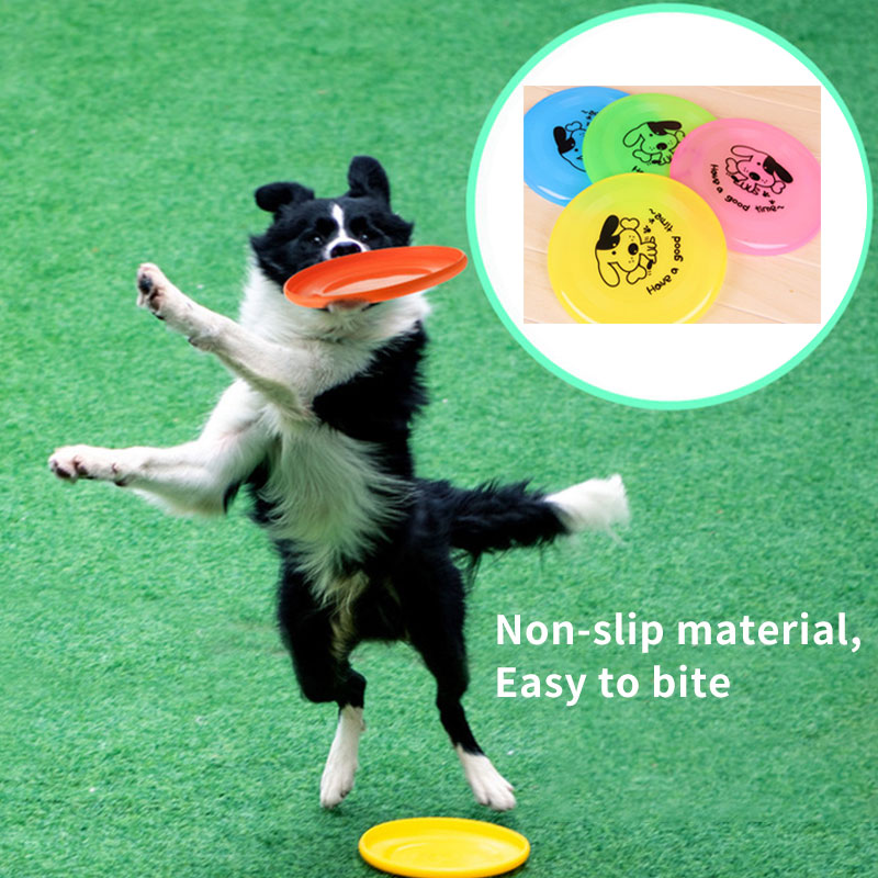 Silicone Dog Flying Disc - Bite-Resistant Frisbee Toy