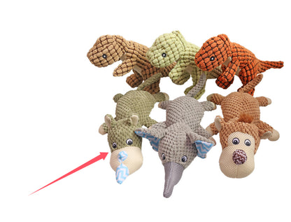 Plush Squeaky Dog Toy - Soft Puzzle Chew Toy