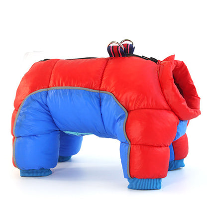 Dog Winter Coat - Thick Padded Puffer Jacket for Small Breeds
