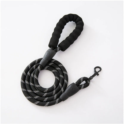 Reflective Nylon Dog Leash - 150 cm Safety Lead