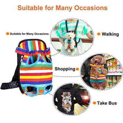 Pet Travel Backpack - Breathable Carrier for Cats & Small Dogs