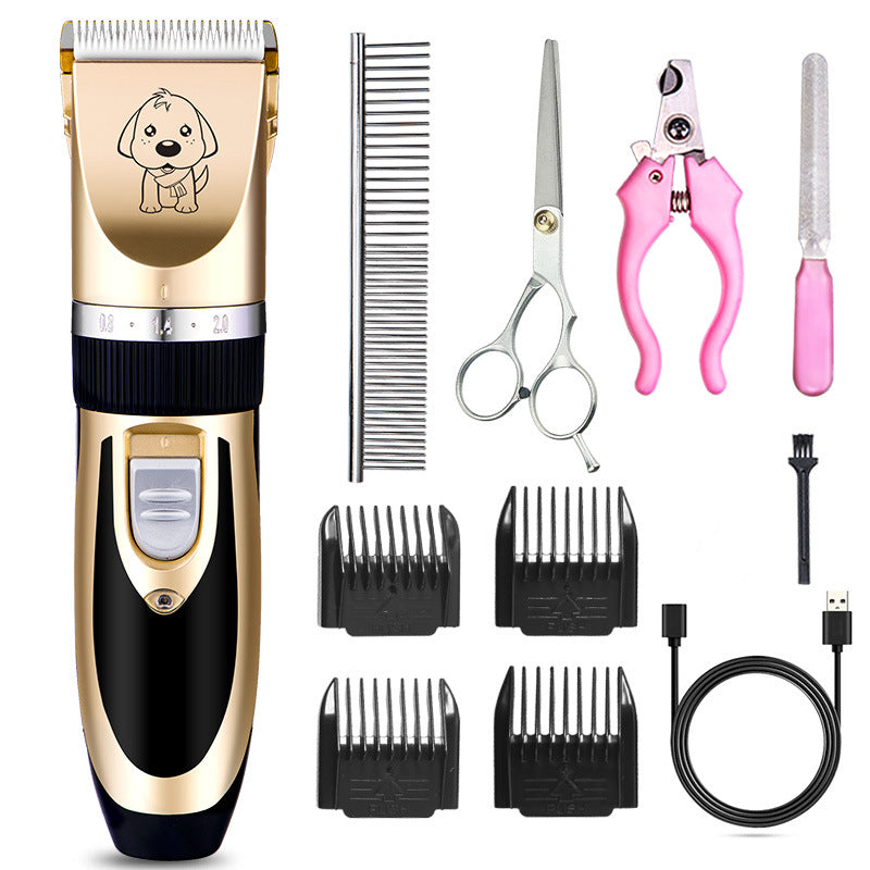 Rechargeable Pet Hair Clipper - Quiet Cat & Dog Shaver