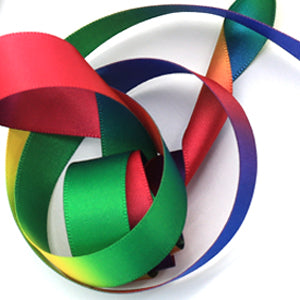 Rainbow Cat Wand Toy - Interactive Ribbon Teaser