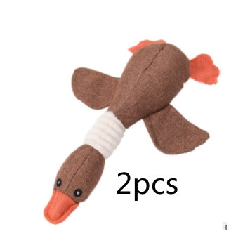 Plush Squeaky Dog Toy - Soft Puzzle Chew Toy