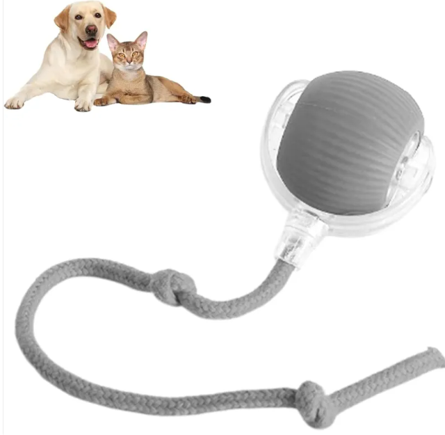 Smart Rolling Pet Ball - Auto-Moving Cat & Dog Toy