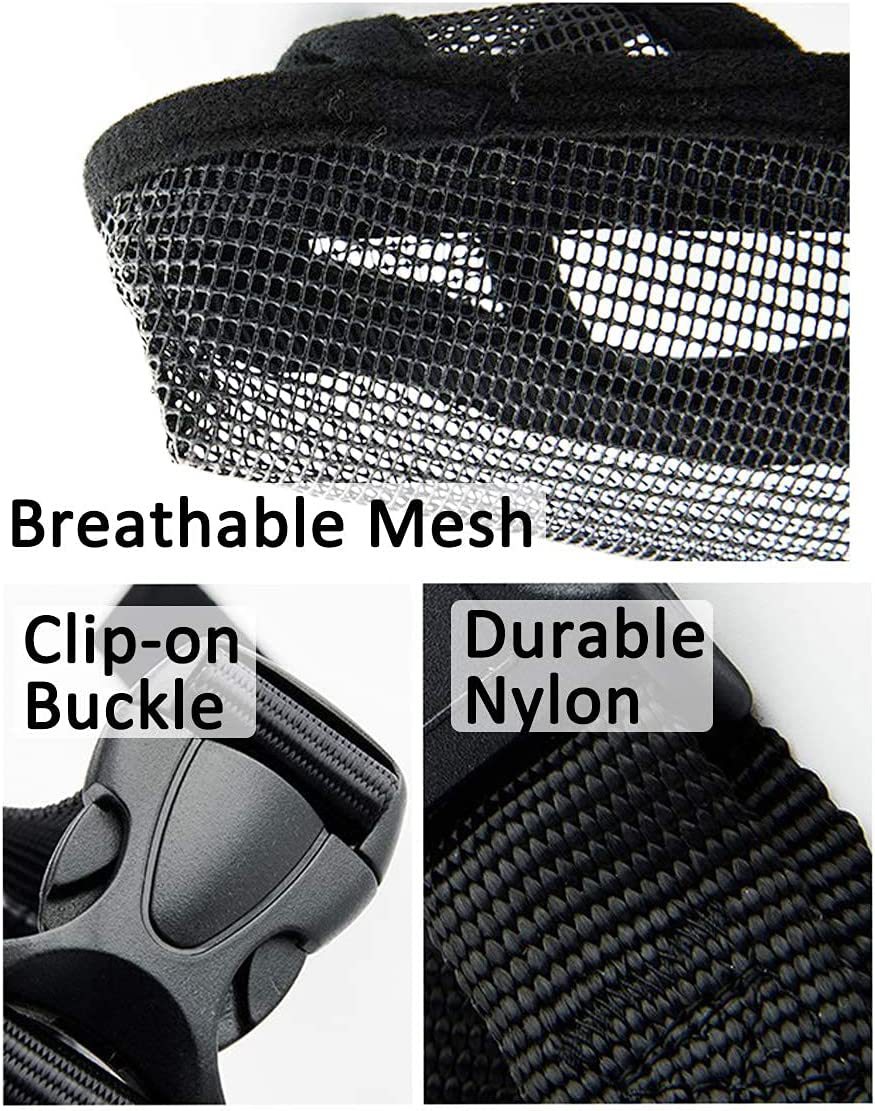 Breathable Dog Muzzle - Anti-Bite & Anti-Bark Mesh Muzzle