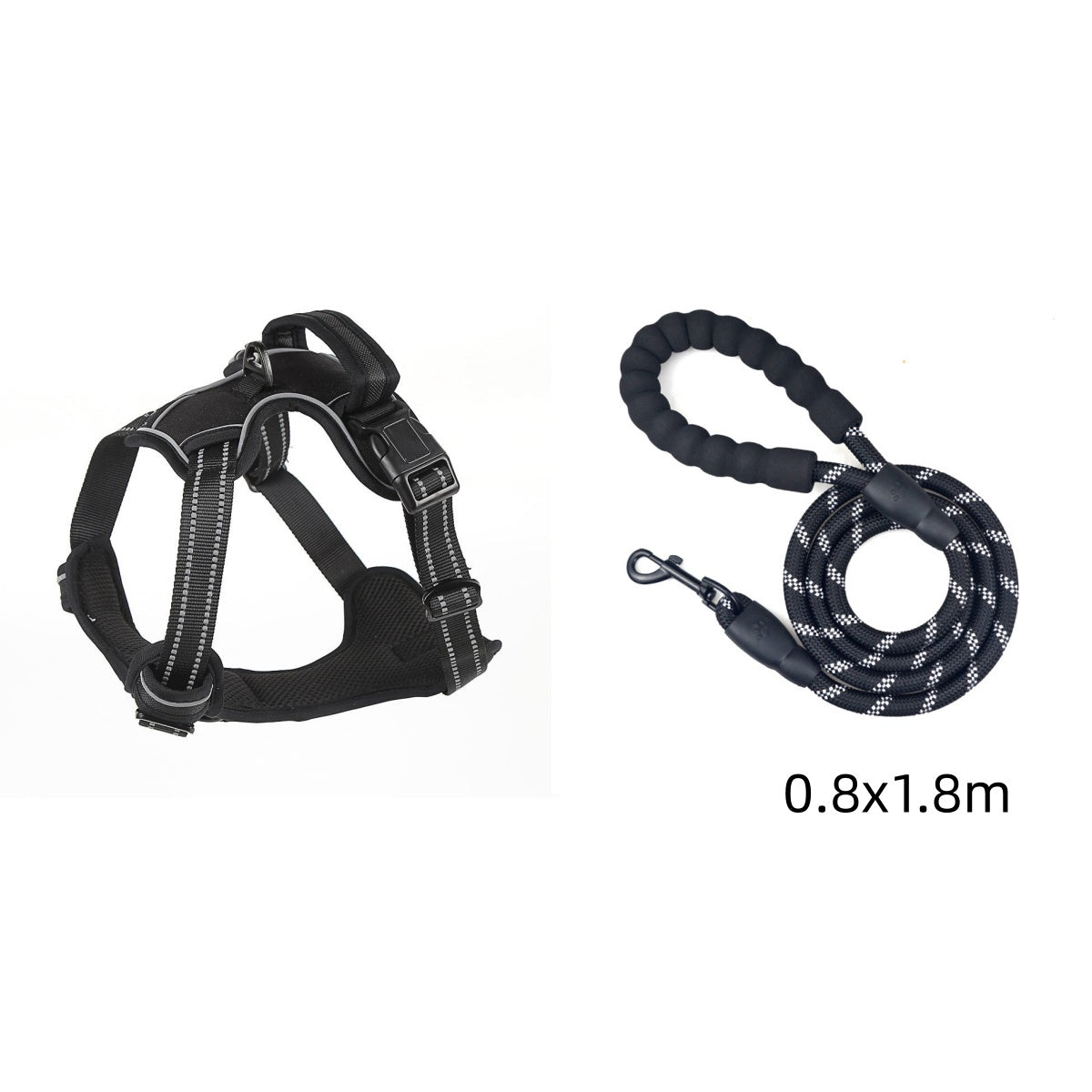 No-Pull Reflective Dog Harness - Breathable Vest for Daily Walks