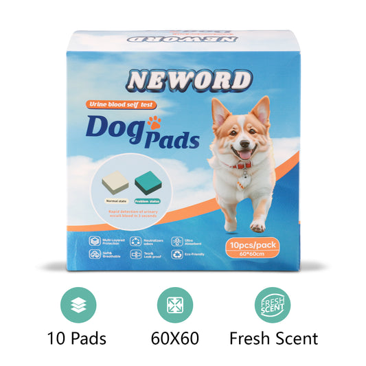 Dog Urine Detection Pads - 10-Pack Training Pads