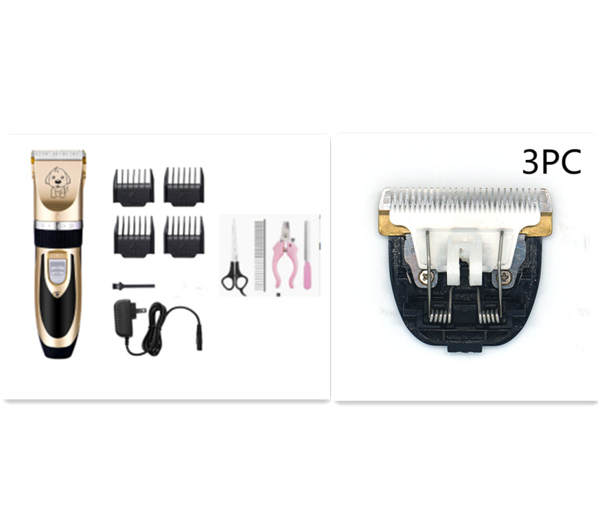 Rechargeable Pet Hair Clipper - Quiet Cat & Dog Shaver