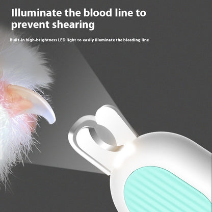 LED Cat Nail Scissors - Labor-Saving Pet Nail Clippers