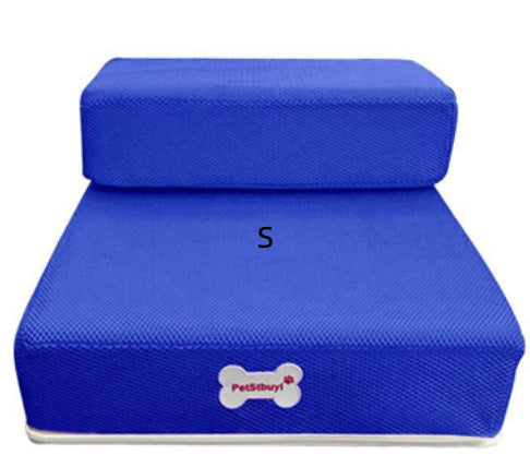 Foldable Pet Stairs - Soft Sponge Dog Steps for Bed & Couch
