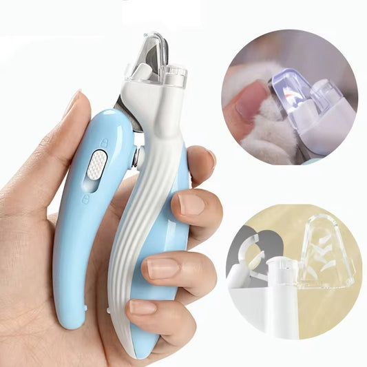 LED Pet Nail Clippers - Electric Nail Grinder with Light