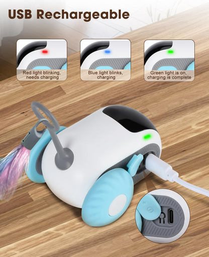 Smart Cat Toy Car - Remote Control Interactive Pet Toy