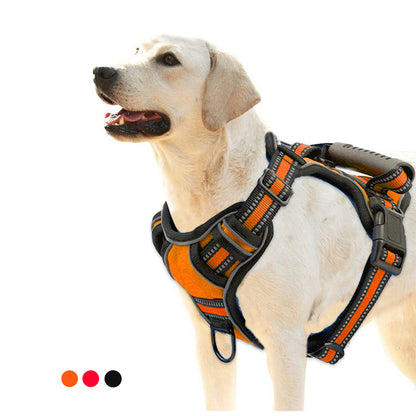 No-Pull Reflective Dog Harness - Breathable Vest for Daily Walks