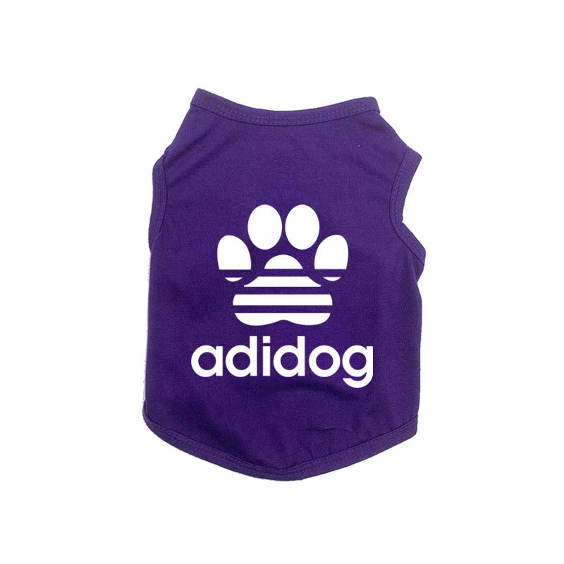 Summer Dog Vest - Breathable Cotton Shirt for Small Dogs