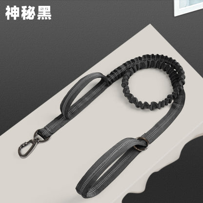 Tactical Nylon Dog Harness with Leash - Medium & Large Breeds