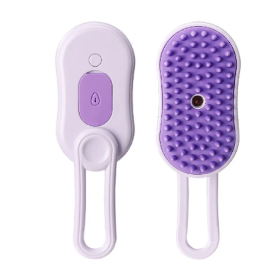 3-in-1 Electric Pet Grooming Brush - Steam & Massage