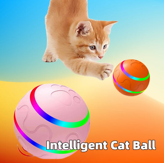 Smart Wicked Cat Ball Toy - USB Auto-Rotating Pet Ball