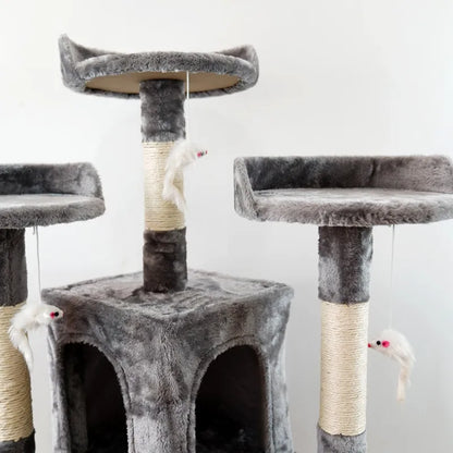 Large Multi-Level Cat Tree with Sisal Climbing Posts