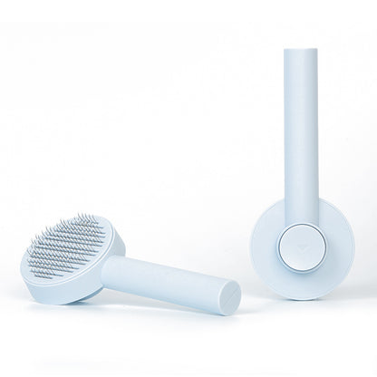 Self-Cleaning Pet Brush - Deshedding Comb for Dogs & Cats