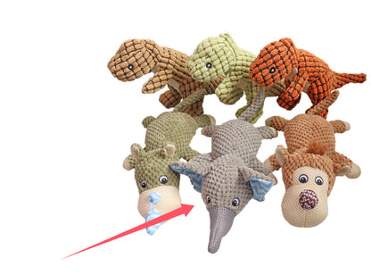 Plush Squeaky Dog Toy - Soft Puzzle Chew Toy