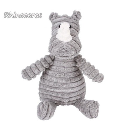Plush Squeaky Dog Toy - Corduroy Teeth Cleaning Toy