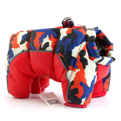 Dog Winter Coat - Thick Padded Puffer Jacket for Small Breeds